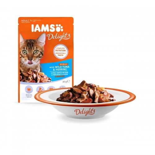 Konservas katėms IAMS Adult Cat (tuna&herring), 85 g