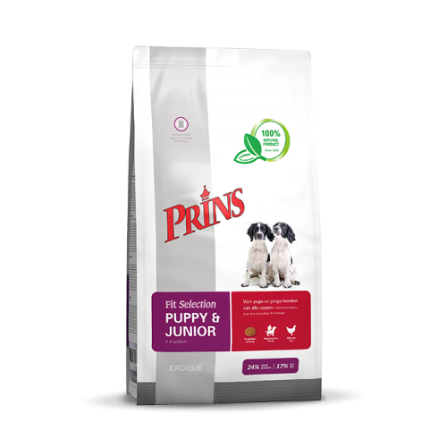 Sausas maistas šuniukams ir jauniems šunims „Prins Fit Selection Puppy & Junior”, 10kg