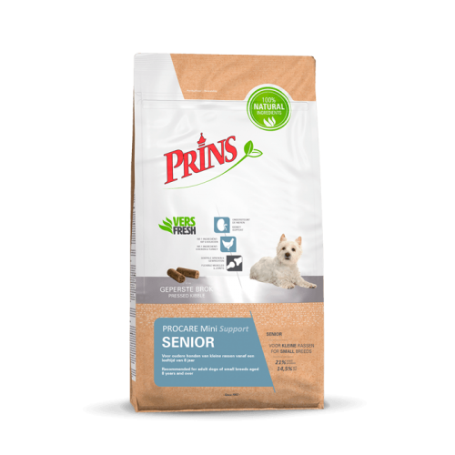 Sausas maistas vyresnio amžiaus mažų veislių šunims „Prins ProCare Mini Senior Support”, 7.5kg