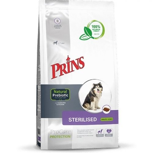 Sausas pašaras kastruotiems/sterilizuotiems šunims „Prins ProCare Protection Sterilised”, 15kg