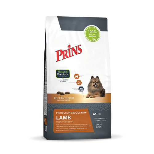 Sausas maistas mažų veislių šunims su ėriena „Prins Protection Croque Mini LAMB Hypoallergenic”, 10 kg