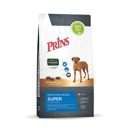 Sausas maistas augantiems ir aktyviems šunims „Prins Protection Croque SUPER Performance”, 10kg