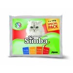 Konservai katėms Simba mix, 4x100 g