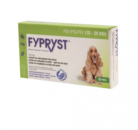 FYPRYST 134 mg (10-20kg) užlašinamasis tirpalas šunims
