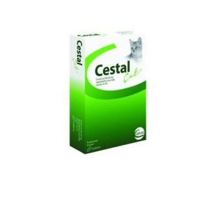 Cestal Cat, 80/20 mg kramtomosios tabletės katėms