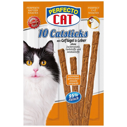 Perfecto Cat lazdėlės katėms su paukštiena ir kepenėlėmis 50g