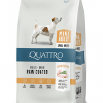 QUATTRO Mini Adult sausas mažų veislių šunų pašaras su paukštiena, 7kg