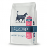 QUATTRO sausas sterilizuotų kačių ėdalas su paukštiena, 7kg