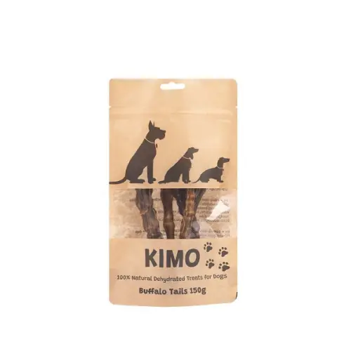 Džiovintos buivolų uodegos šunims „Kimo”, 150g