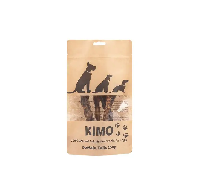 Džiovintos buivolų uodegos šunims "Kimo", 150g