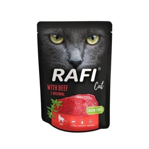 Konservuotas pašaras katėms „Rafi Pate For Cats With Beef”, 300g