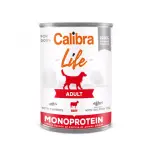 Konservai Šunims "Calibra Dog Life Adult Beef with carrots", 400g