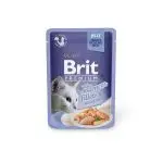 Konservai Katėms „Brit Premium Cat Delicate Salmon Fillets”, 85g