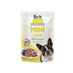 Konservai šunims "Brit Care Mini Lamb fillets in gravy", 85g