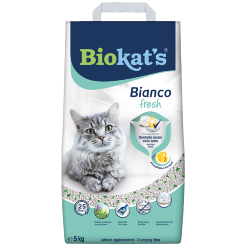 Biokat’s Bianco Fresh Hygienic Sušokantis kraikas katėms 5kg