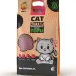 BUBU PETS Tofu kraikas persikų kvapo, 1.5mm granulės, 2.5kg /6l