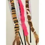 Žaislas katėms lazdelė/šluotelė su barškučiu, ryškiomis plunksnomis ir kailiu Žaislas katės užimtumui judrumui ir aktyvumui ugdyti. Puikus pasirinkimas norint žaisti kartu su kate