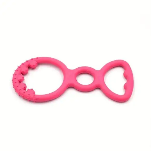 Žaislas šunims, guminis, rožinis, 18,5cm