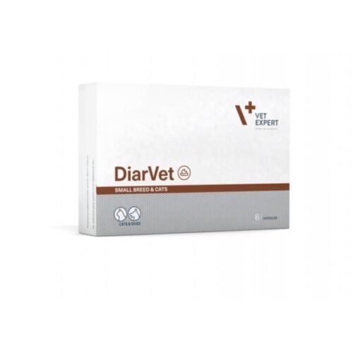 VetExpert Diarvet mažiems šunims ir katėms, 6 kapsulės