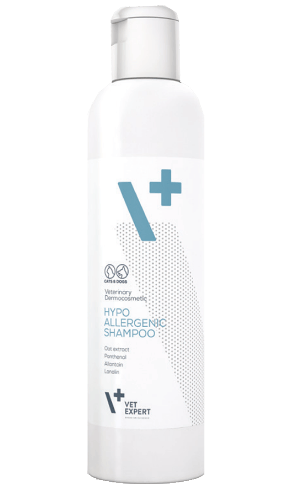 VetExpert šampūnas HYPOALERGENIC šunims ir katėms, turintiems jautrią odą, 250 ml