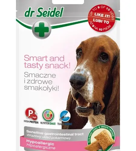 Skanėstai Dr. Seidel snax for dogs HYPOALLERGENIC, 90g