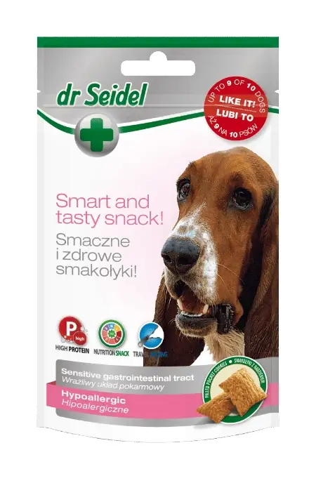 Skanėstai Dr. Seidel snax for dogs HYPOALLERGENIC, 90g